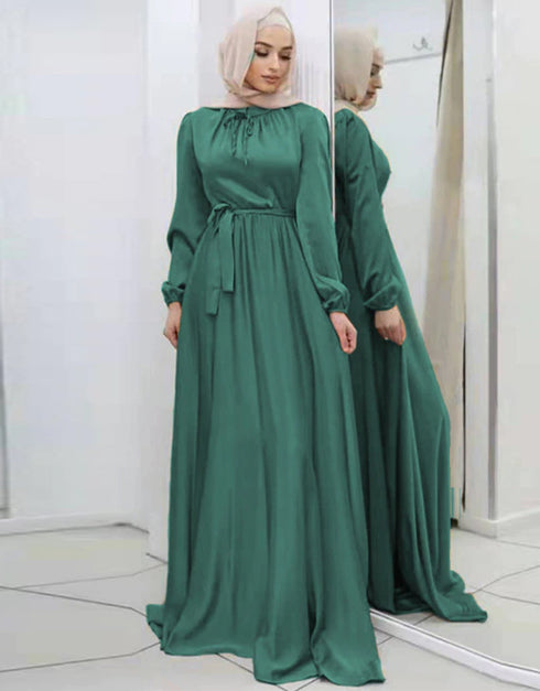 Latest Fashion Belted Dress For Women